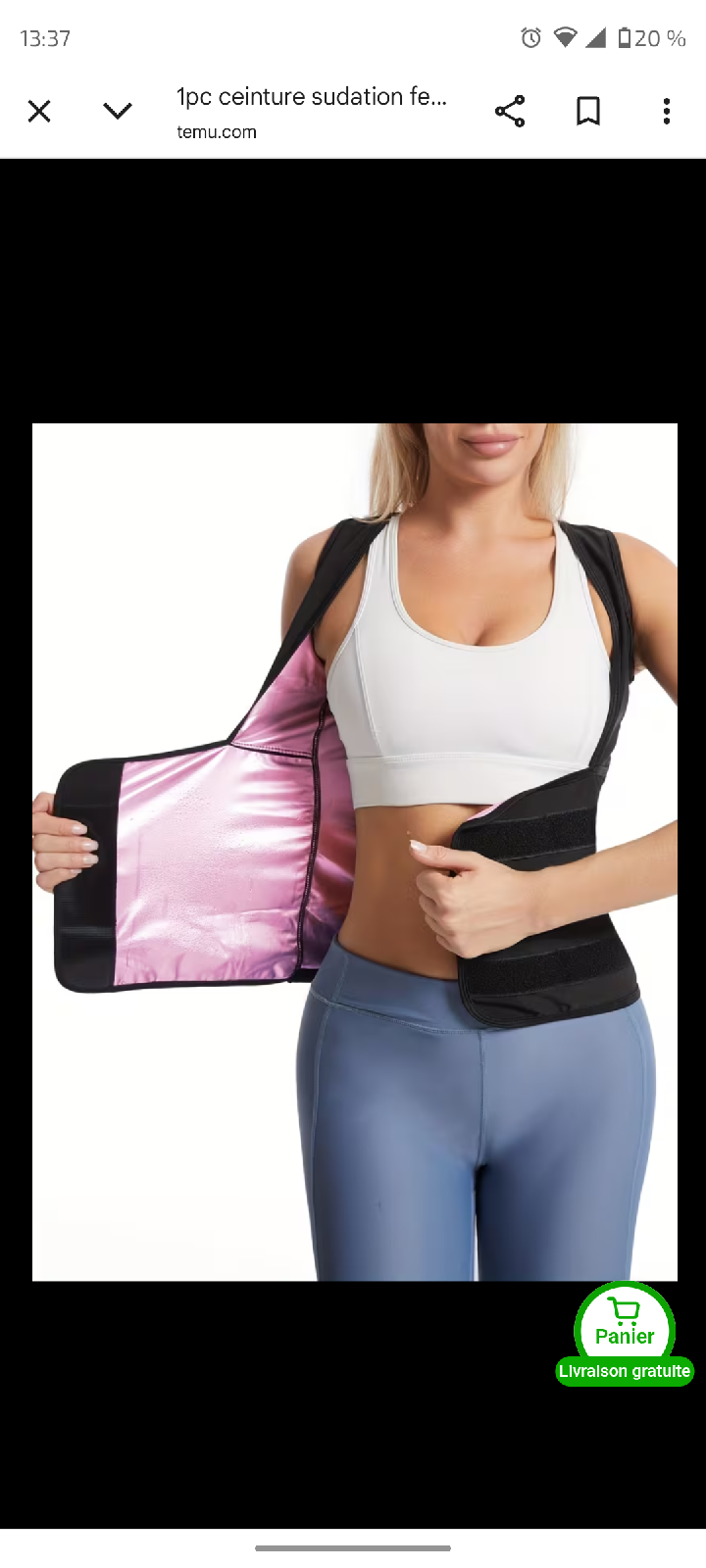 Ceinture de sudation