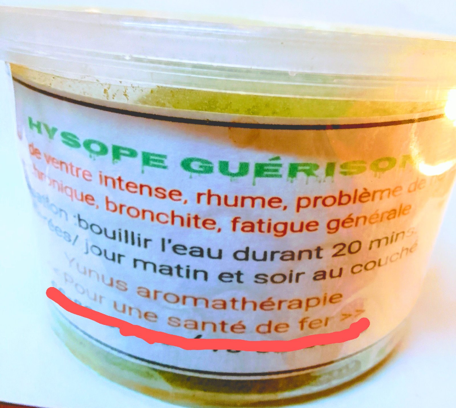 POUDRE D'HYSOPE AFRICAINE