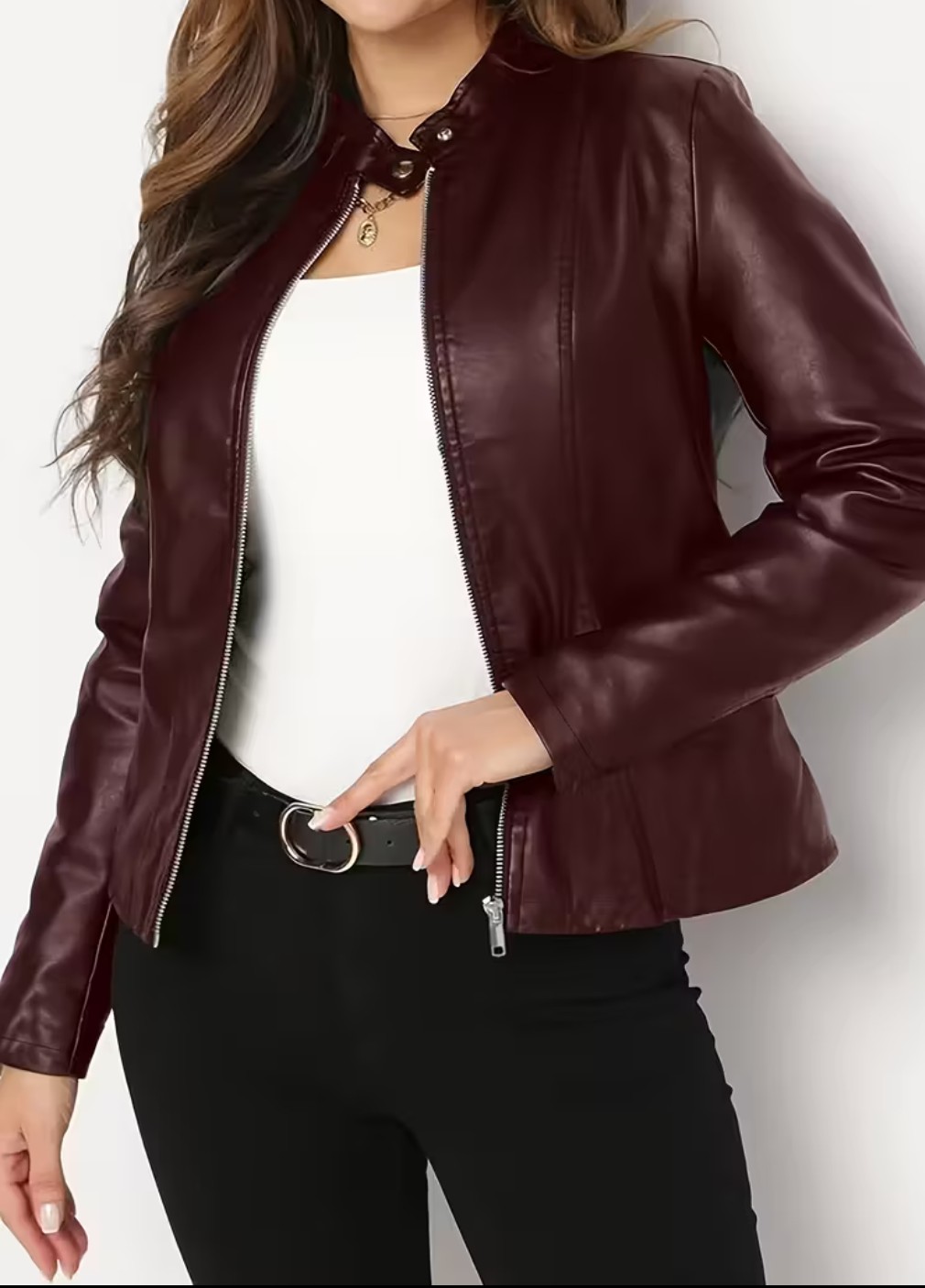 Veste en cuir
